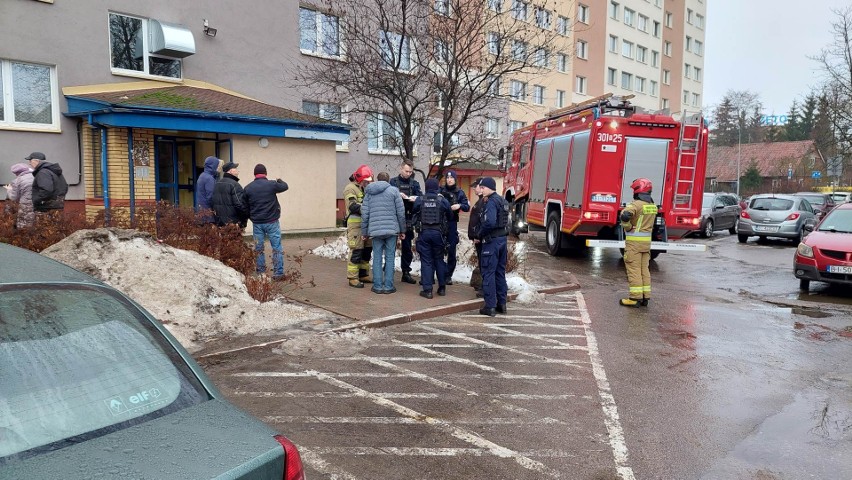 Interwencja białostockich strażaków przy Świętego Wojciecha....