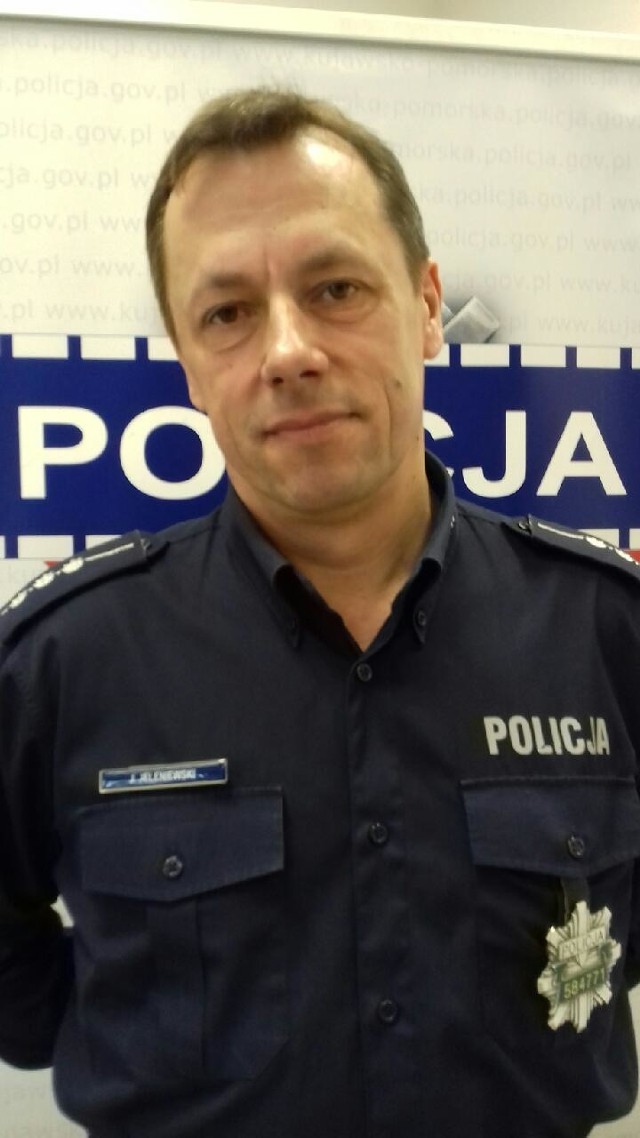 St. asp. Jacek Jeleniewski przez blisko ćwierć wieku pracował w Wydziale Ruchu Drogowego w KMP w Grudziądzu.