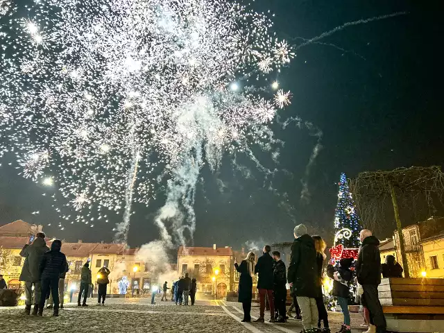 Mieszkańcy Olkusza i okolic przywitali Nowy Rok