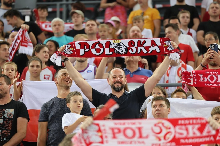 16.08.2023. Kibice na meczu Polska - Portugalia w PreZero...
