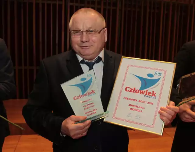 Nagrodę Człowiek Roku 2015 w Radomiu otrzymał Mirosław Hernik.