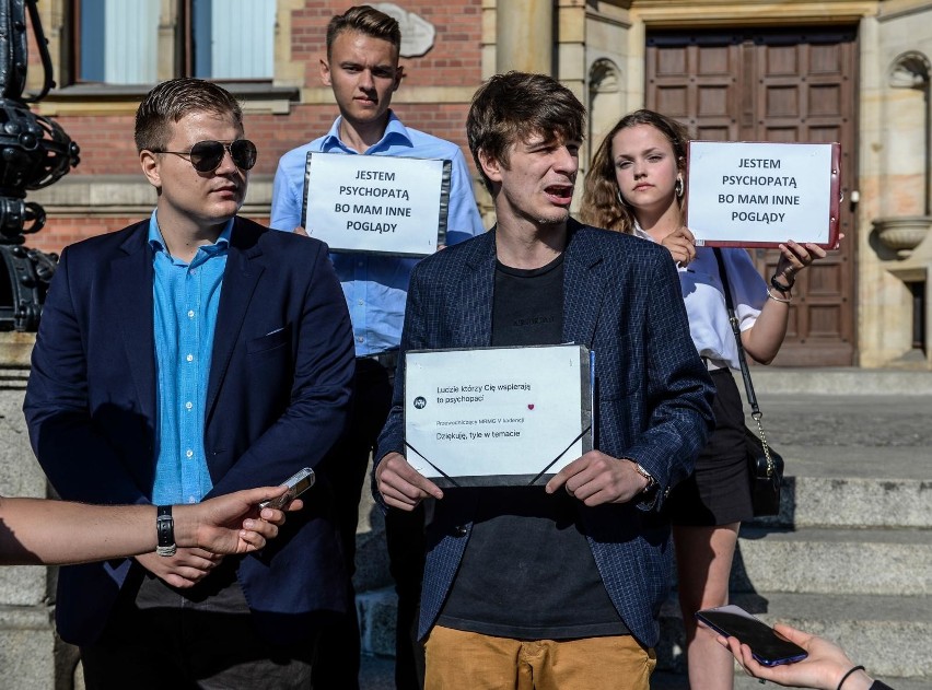 Konferencja prasowa Szymona Stachowiaka i Daniela...