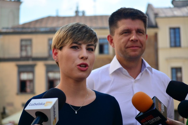 Urszula Bury i Ryszard Petru na Starym Mieście  w Lublinie