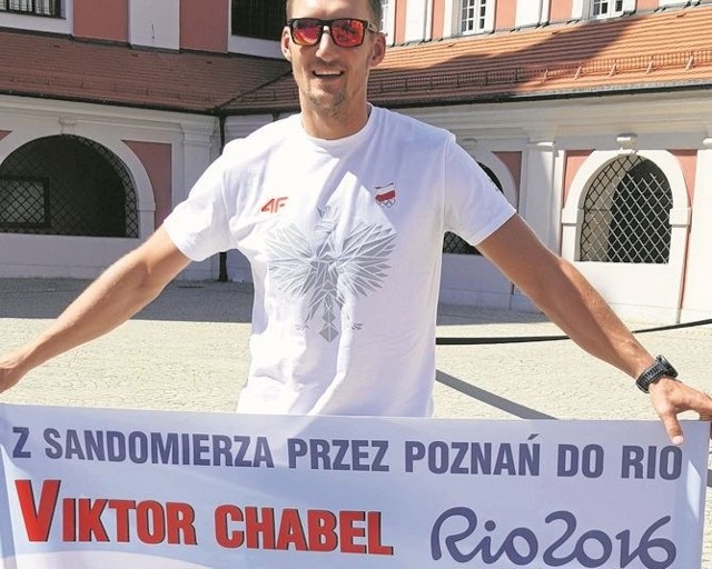 Wiktor Chabel zawsze podkreśla sentyment do Sandomierza. 