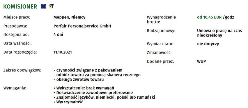 Szukasz pracy w Niemczech? Jesteś ciekawy w jakich zawodach...