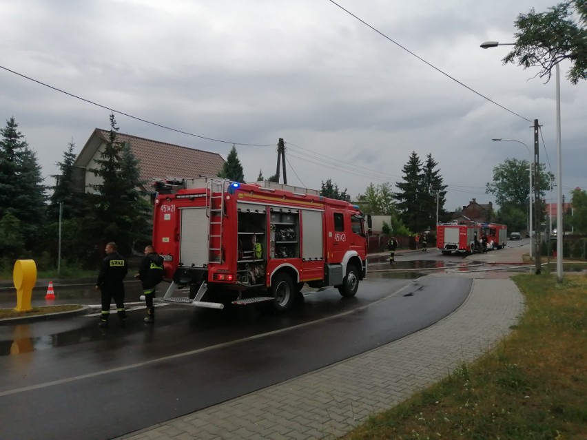 Ulewa w Ostrowcu Świętokrzyskim