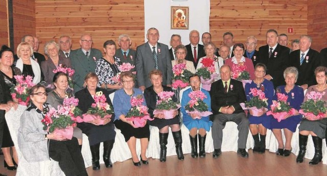 Złote gody świętowały 24 pary małżeńskie z gminy Koniusza
