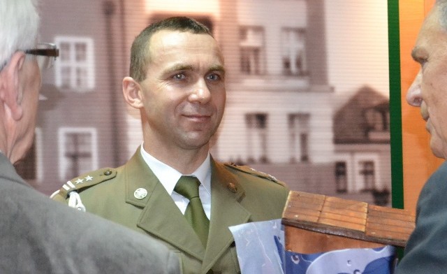 Ppłk Radzisław Smółkowski został w Grudziądzu serdecznie powitany przez wojskowych i cywilów