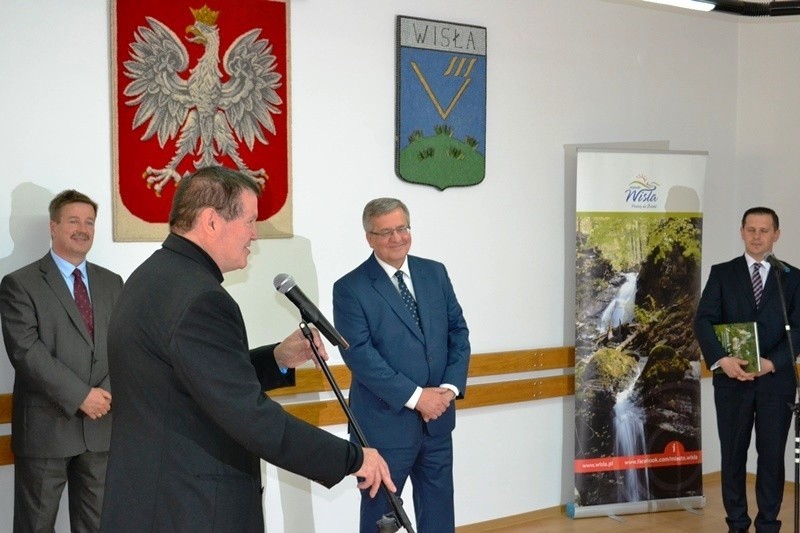 Prezydent Bronisław Komorowski dziękował w Wiśle za pięć lat...