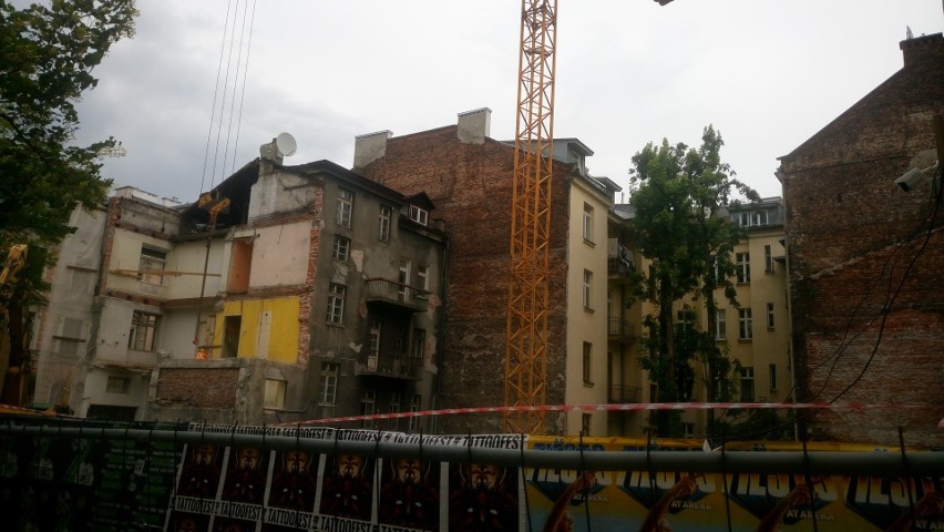 Kraków. Trwa wielkie budowlane patroszenie w centrum miasta. Powstanie kolejny budynek mieszkalny