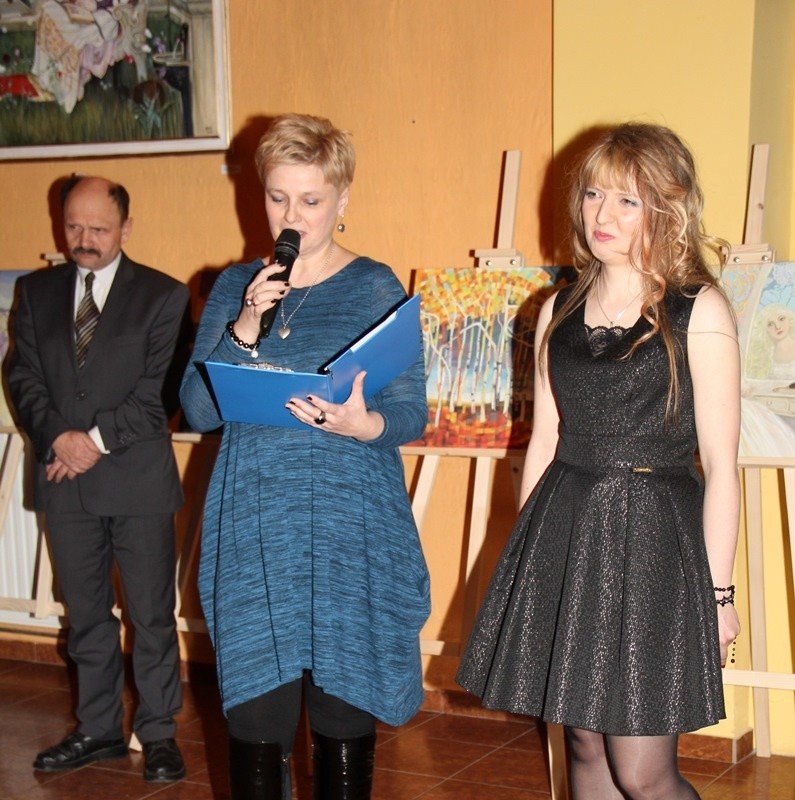 Renata Zybała zaprezentowała swoje prace malarskie
