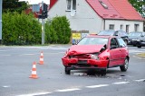 Wypadek na ulicy Władysława IV koło Emki w Koszalinie [ZDJĘCIA] 