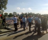 Kolejny protest mieszkańców Dębicy. Utrudnienia na krajowej "czwórce"