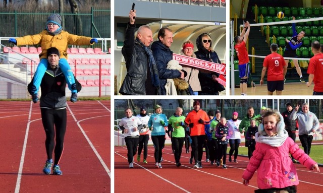 Od samego rana w Inowrocławiu trwają imprezy sportowe zorganizowane w ramach Wielkiej Orkiestry Świątecznej Pomocy. Z aparatem odwiedziliśmy "Wielkie Bieganie" na stadionie oraz turniej siatkówki w hali sportowej.