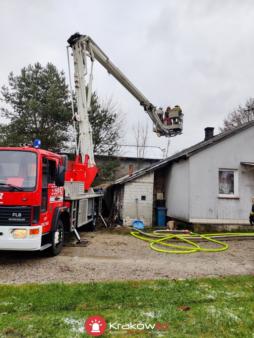 Pożar domu w Woli Filipowskiej