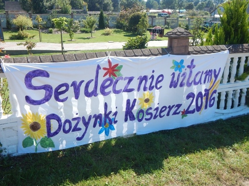 Dożynki powiatowe w Kosierzu w pełnym słońcu