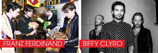 Franz Ferdinand i Biffy Clyro właśnie zostali headlinerami