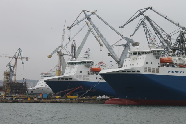 Zima pod znakiem remontów w stoczni NautaPromy Finnlines