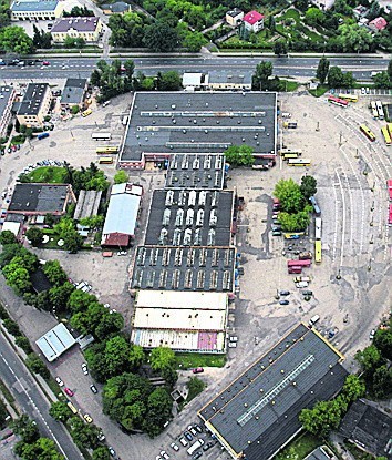 Teren zajezdni Helenów uzbiegu al. Kraśnickiej i...