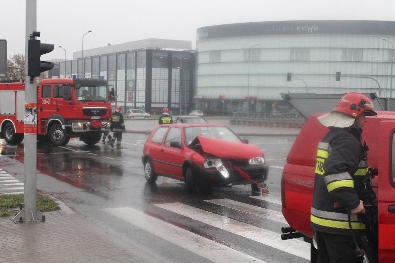Kolizje z udziałem strażaków w Kielcach