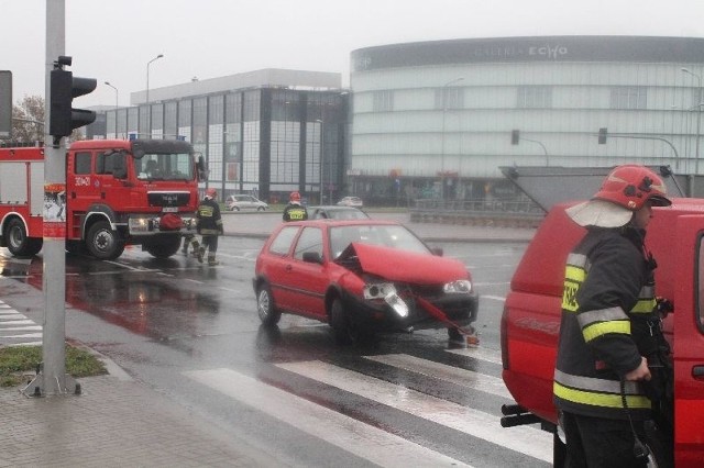 Kolizje z udziałem strażaków w Kielcach