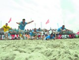 Puchar Polski w  beach soccerze na piasku w Manufakturze