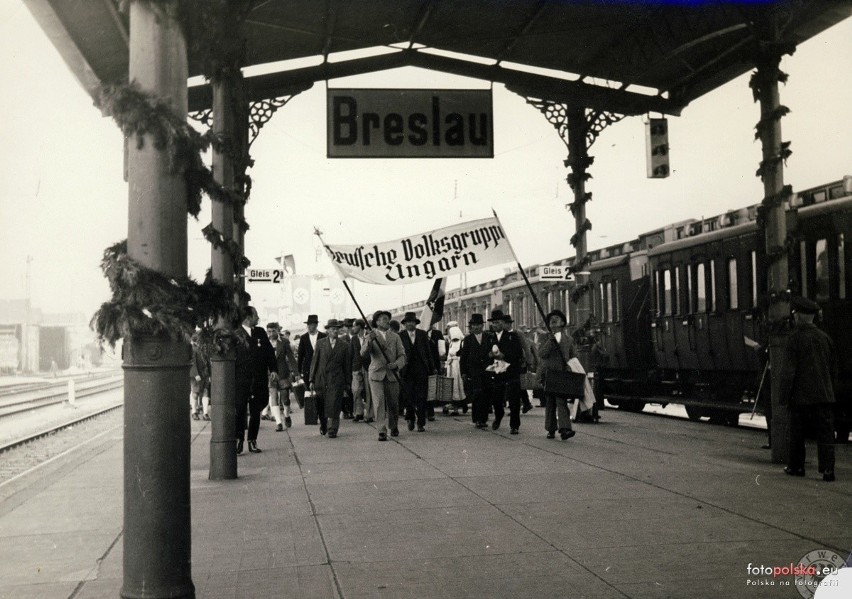 Dworzec Świebodzki w czasach Breslau, większość zdjęć...