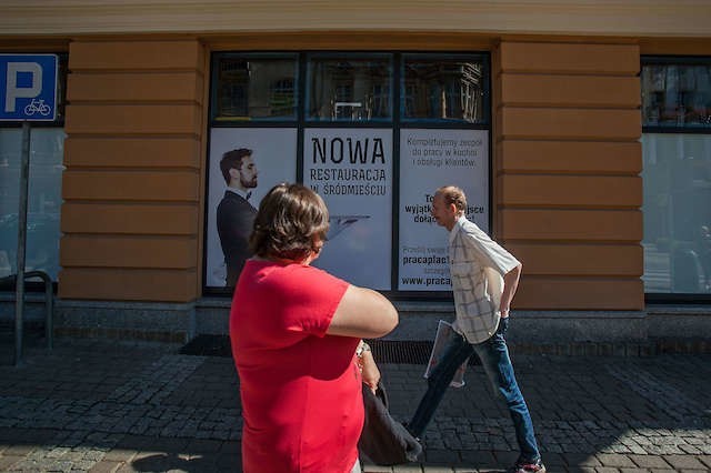 Wnętrza restauracji Śródmieście nie pozwolono nam sfotografować, bo prowadzone są prace remontowe.