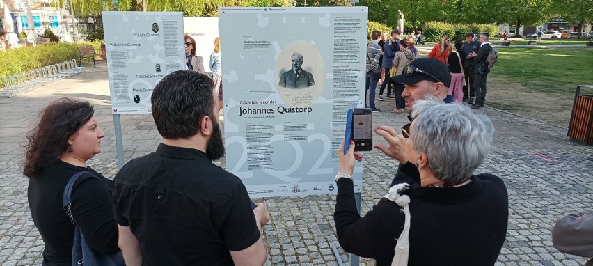 Na placu Orła Białego zagościła wystawa poświęcona rodzinie Quistorpów