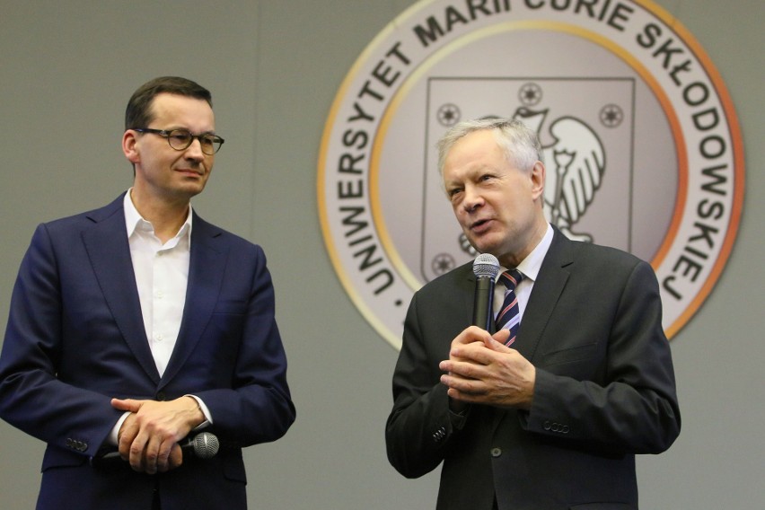 Mateusz Morawiecki w Lublinie. Premier pod ostrzałem pytań