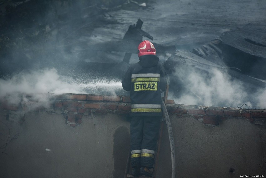 Strażacy gasili pożar przy ul. Garbary