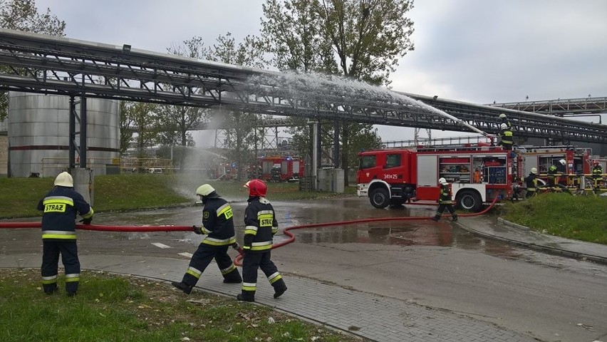 Ostrołęka. Ćwiczenia strażackie w Stora Enso [ZDJĘCIA]