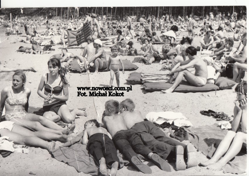 Tak wyglądała plaża w Kamionkach 22 czerwca 1970 roku. Czy...