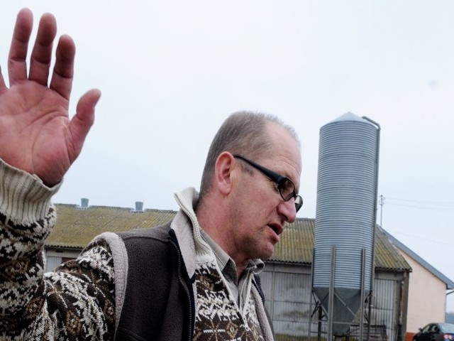 - Nie zgadzam się, by obok mojej fermy powstała biogazownia - mówi Tomasz Małecki 