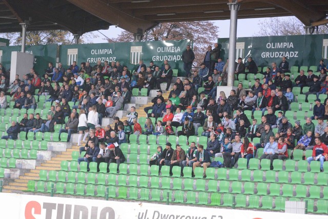 Kibice oglądali emocjonujące spotkanie. Do przerwy Olimpia prowadziła 2:0 po golach Omrana Haydary'ego (38 - karny, 44). Po przerwie dla Radomiaka trafili Leandro (64 - karny) i Mateusz Michalski (83).Na kolejnych stronach zdjęcia kibiców