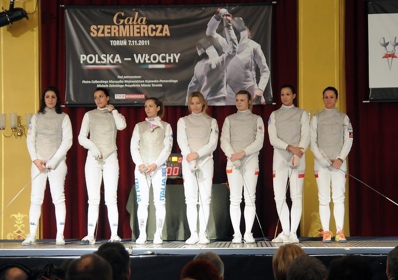 Gala Szermiercza w Toruniu:  Polska - Włochy