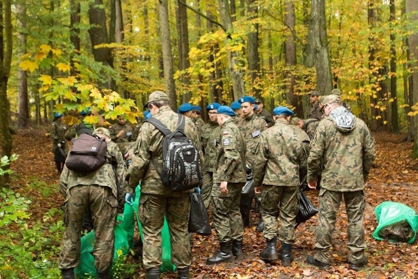 Sprzątanie lasu w ramach Międzynarodowego Dnia Krajobrazu