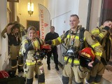 Zgierscy strażacy rywalizowali podczas Mistrzostw Polski w biegu po schodach! ZDJĘCIA