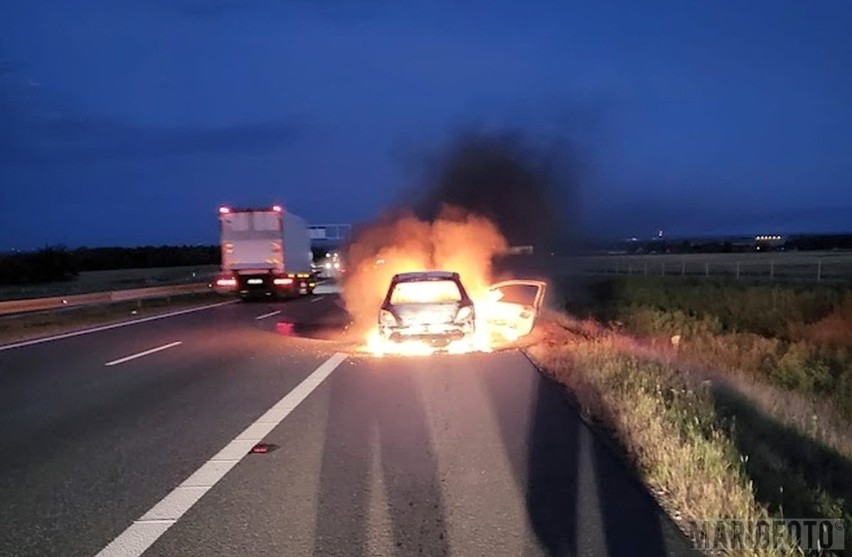 Dziś nad ranem na autostradzie A4, na granicy powiatów...