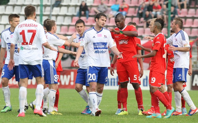 Widzew - Podbeskidzie 1:2 na zakończenie sezonu 2012/2013