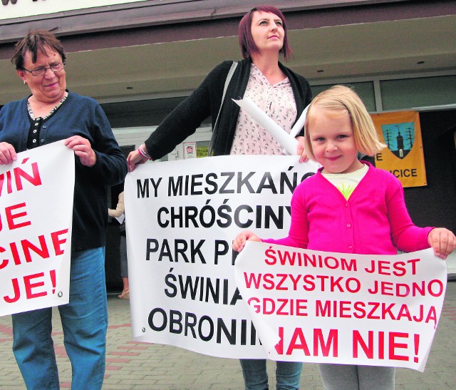 Nie chcemy chlewni, która przyniesie nam straty i zanieczyści środowisko - tłumaczą mieszkańcy Chróściny.