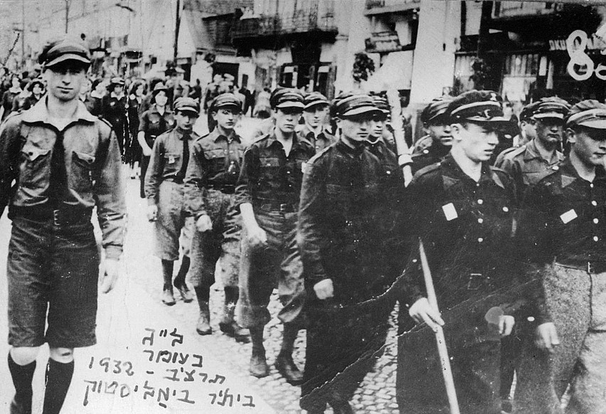 Marsz betarowców w Białymstoku (1932 r.)