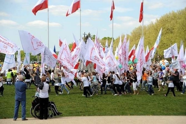Tak wyglądał poprzedni Marsz dla Życia w Szczecinie.