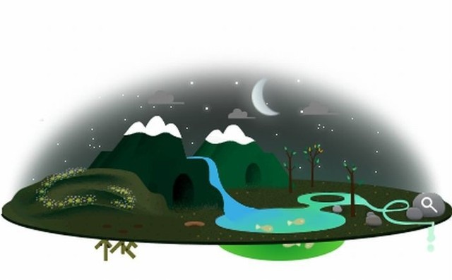 Google doodle. Dzień Ziemi 2013
