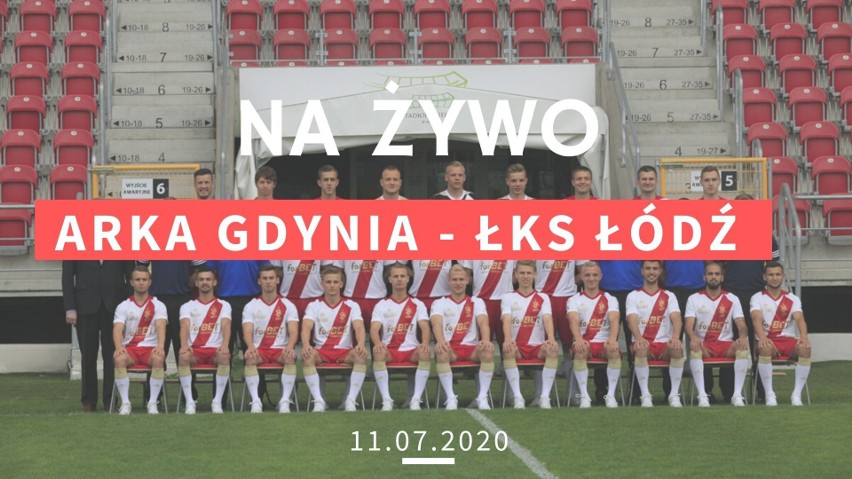 ARKA - ŁKS RELACJA NA ŻYWO 11.07.2020. Łódzcy piłkarze znów przegrali