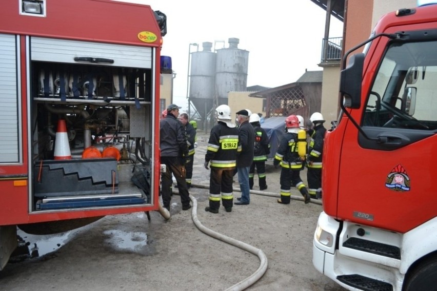 Pożar w Polnicy wybuchł 5.12.2014.