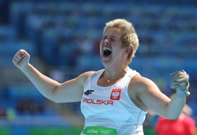 Rio 2016 w obiektywie Andrzeja Szkockiego. Na zdjęciu złota medalistka w rzucie młotem Anita Włodarczyk.