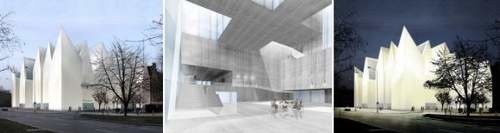 Projekt filharmonii w Szczecinie został wybrany w międzynarodowym konkursie architektonicznym. Jego autorem jest Estudio Barozzi Veiga, firma architektoniczna z Barcelony.