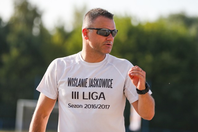 Trener Wiślan Wojciech Ankowski