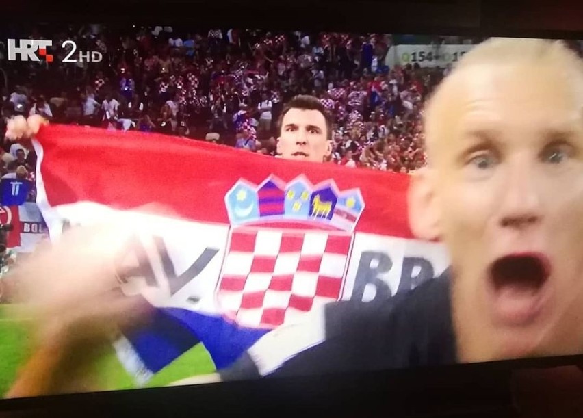 Chorwaci z PGE VIVE kibicują swojej piłkarskiej reprezentacji. Manuel Strlek był na meczu z Anglią